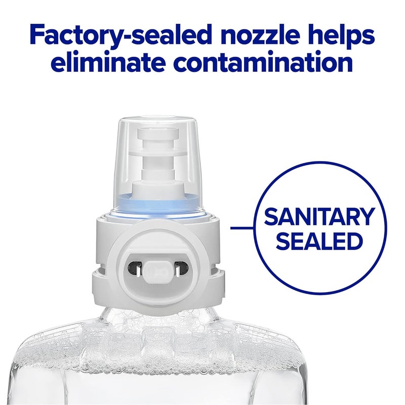Purell Advanced Hand Sanitizer CS4 Starter Kit, 1-1200 mL Advanced Hand Sanitizer Foam Refill + 1 CS4 White Manual Dispenser (Pack of 1) - 5192-1W - Image 4